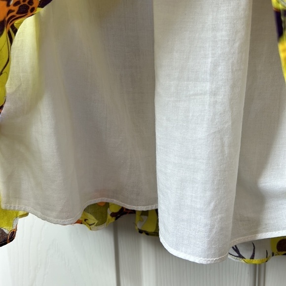 MILLY Silk Blend Floral Print Spaghetti Strap Sundress Size 6 - Picture 14 of 16